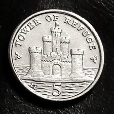 2013 Isle of man 5p- Tower of Refuge 