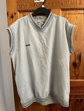 MENS GREY PING SLEEVELESS WINDCHEATER GOLF TOP/JACKET, SIZE L.