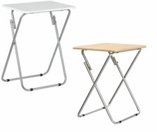 Folding Wooden TV Table Side