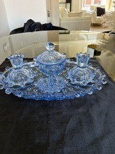 Blue Art Deco Dressing Table