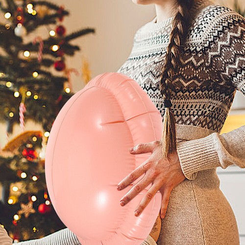 Inflatable big belly props - big,