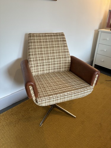 Mid century swivel desk chair - swivel,