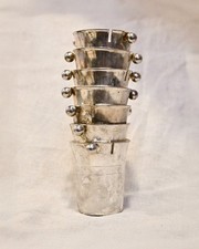 Silver tea lights or menu