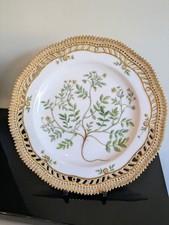 Beautiful Royal Copenhagen Flora Danica RETICULATED  Plate Nine Inches 23cm