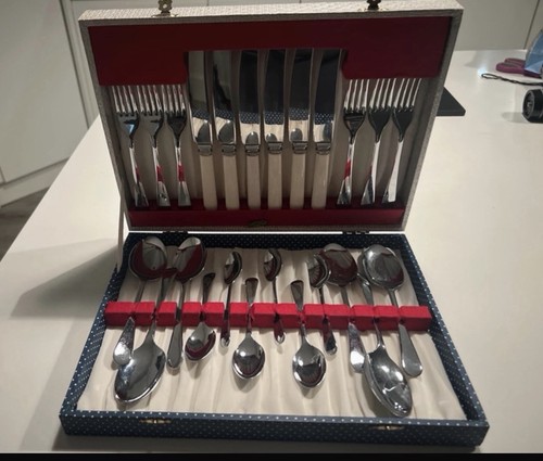 Vintage stainless cutlery - vintage, stainless,