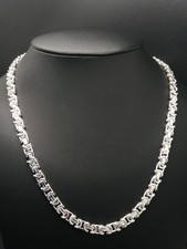 925 Silver 6mm Flat Byzantine