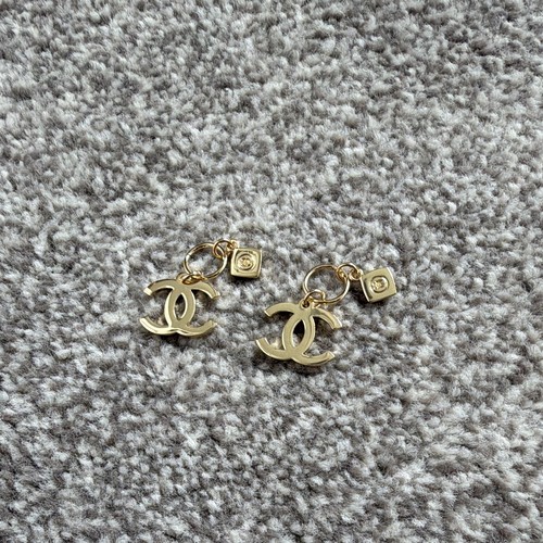 Chanel gold tone charm - chanel, x2