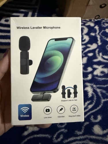 Wireless black lavalier - wireless,