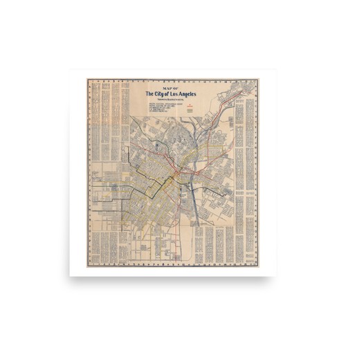 Vintage los angeles - vintage, railway