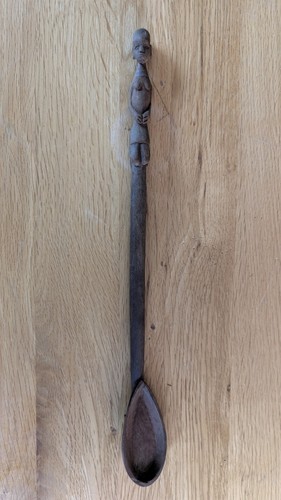 Congolese carved tribal wooden - carved,