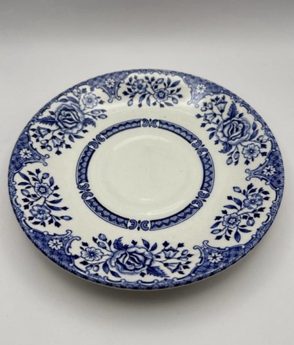 Vintage cottage blue - , saucer