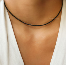 Natural Black Obsidian Choker