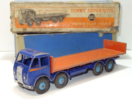 Dinky 503 foden flat truck - dinky,