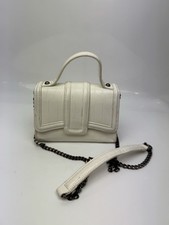 ZARA Ivory Croc Handbag