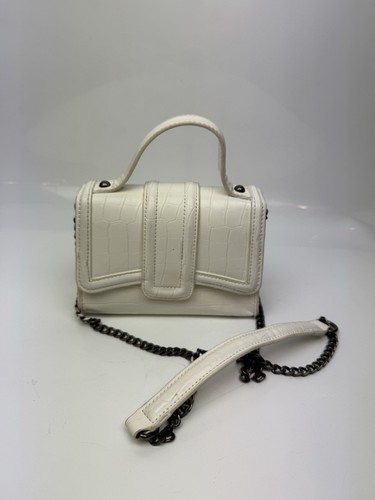 Zara ivory croc handbag - zara,
