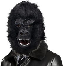 CreepyParty Black Gorilla Mask