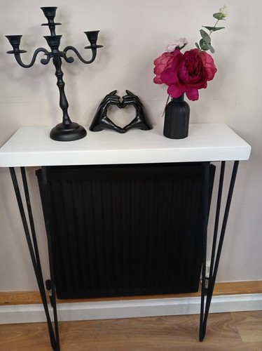 Chunky radiator console table - radiator,