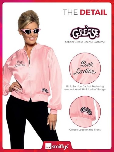 Smiffys pink ladies jacket - pink,