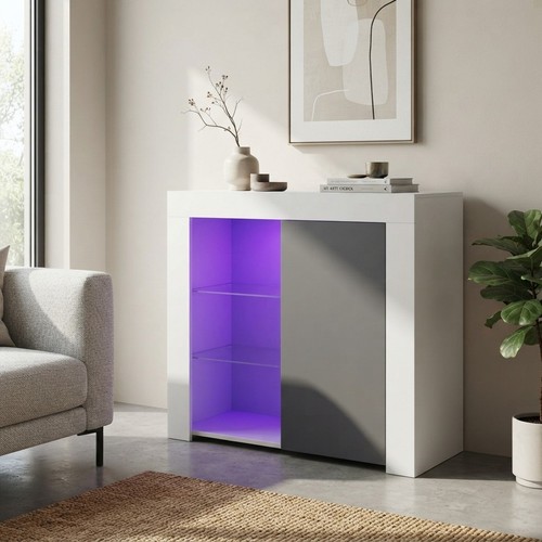 High gloss led sideboard - led,