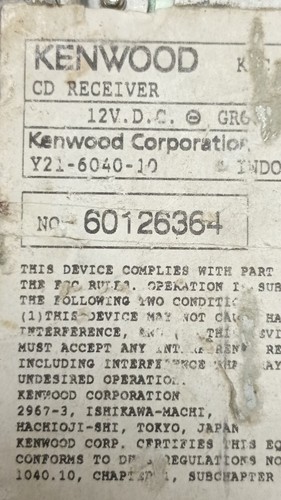 Kenwood receiver - kenwood,