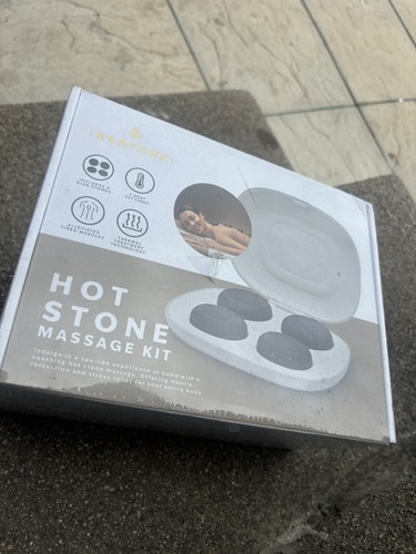 Hot stone massage kit with - massage,