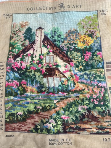 Completed unframed wool - completed,