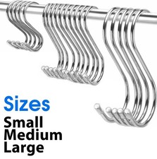 100x hooks stainless - s,