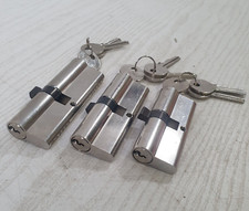 3 X Yale Security Euro Double Cylinder Lock Six Pin - S84