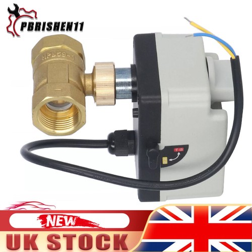 Brass ball valve 12v 24v - 12v,