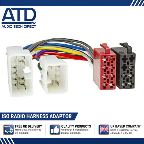 Iso radio adaptor for toyota - adaptor,