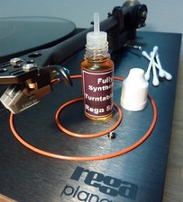 Rega SILICONE Drive Belt & Service Kit, Motor suspension, Bearing +Synthetic Oil