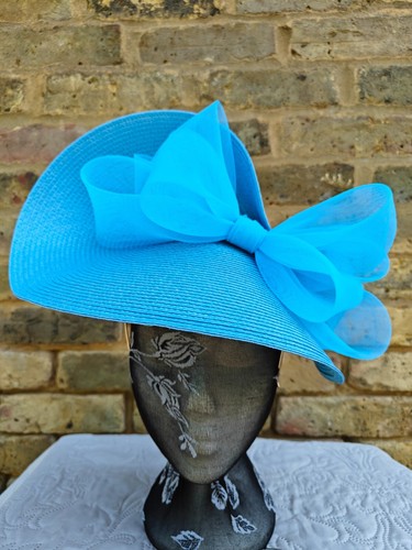 Light blue large straw - blue,