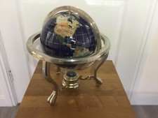 Gemstone Map .Globe with