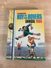 Vintage hardback Tiger  Roy of the Rovers Annual  1969  - Good condition for age