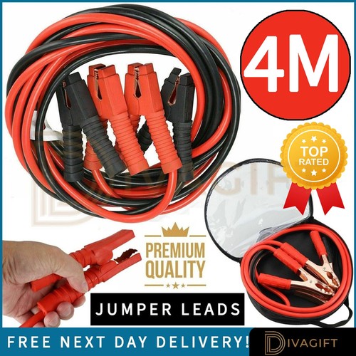 Heavy duty jump leads - 4m,