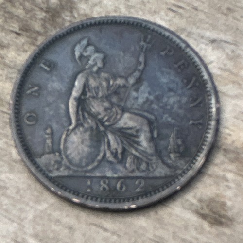 Queen victoria british penny - queen,