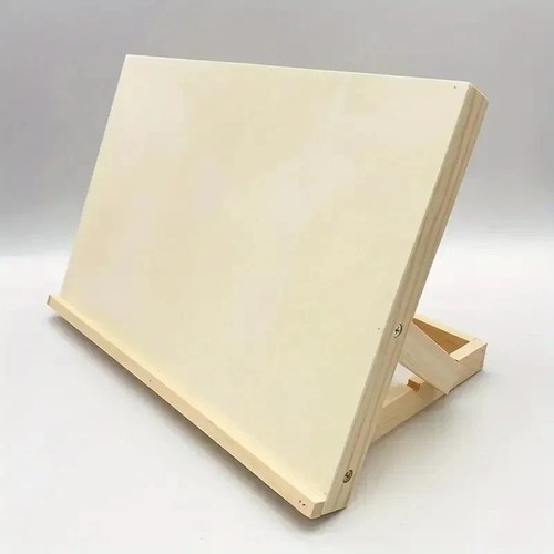 Foldable wooden tabletop easel - foldable,