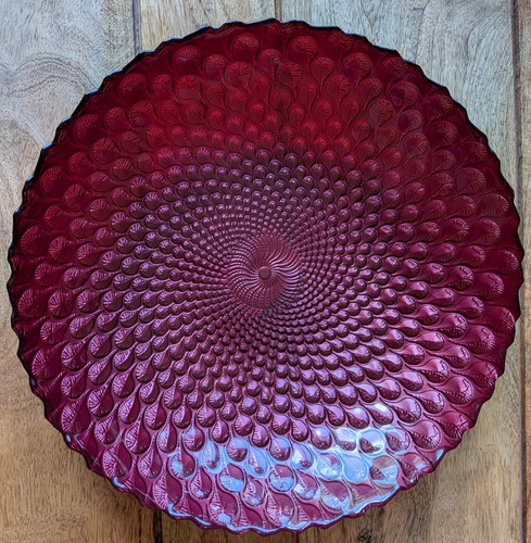 Decorative glass bowl with - glass,