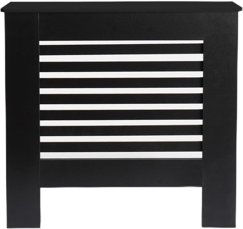 Black mdf radiator cover - mdf,