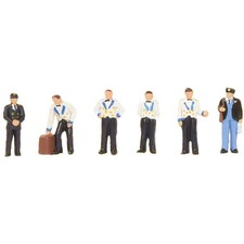 N Gauge Bachmann Scenecraft Figures Midland Pullman Stewards & Train Crew