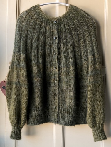 Hand knitted cardigan - hand,