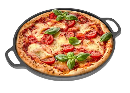 Cast iron pizza pan - iron,