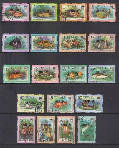 Tuvalu 1981 fish pictorial set - pictorial,