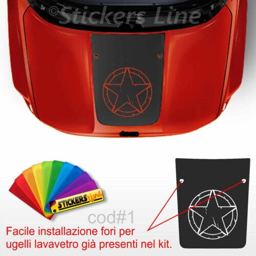 Bonnet sticker for jeep - for,