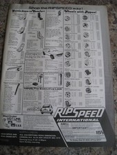 RIPSPEED INTERNATIONAL NORTH LONDON MOTOR ACCESSORIES 1980 ADVERT A4 FILE 54