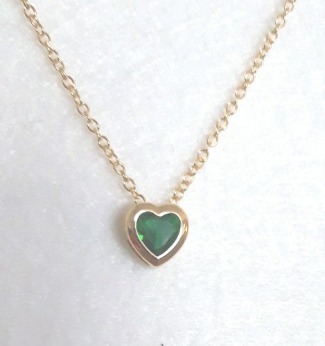 New emerald colour heart - new,