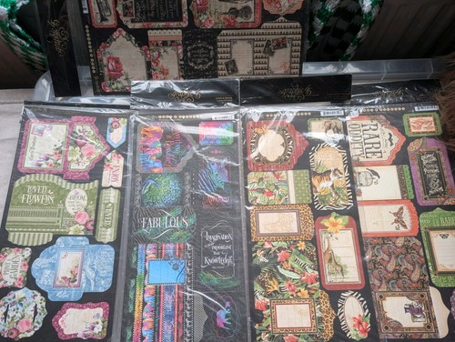 Graphic45 cardstock die cuts - graphic45,
