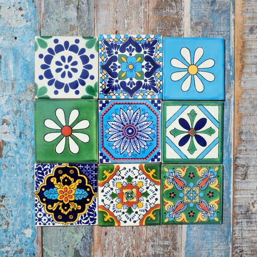 Mexican tiles large agua9 - mexican,
