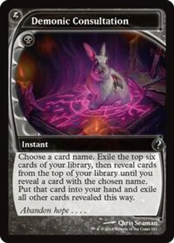 Demonic consultation mtg nm - 1x,