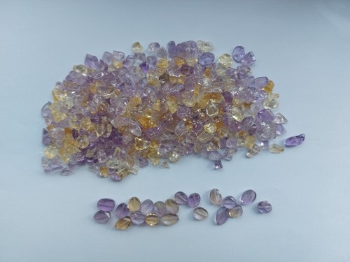Ametrine bead collection 69g - ametrine,